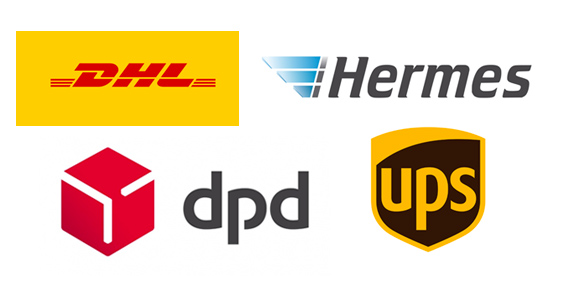 Gerät per Post zu uns senden. DHL, DPD, UPS, Hermes 
