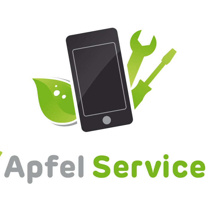 Apfel Service Logo Quadratisch
